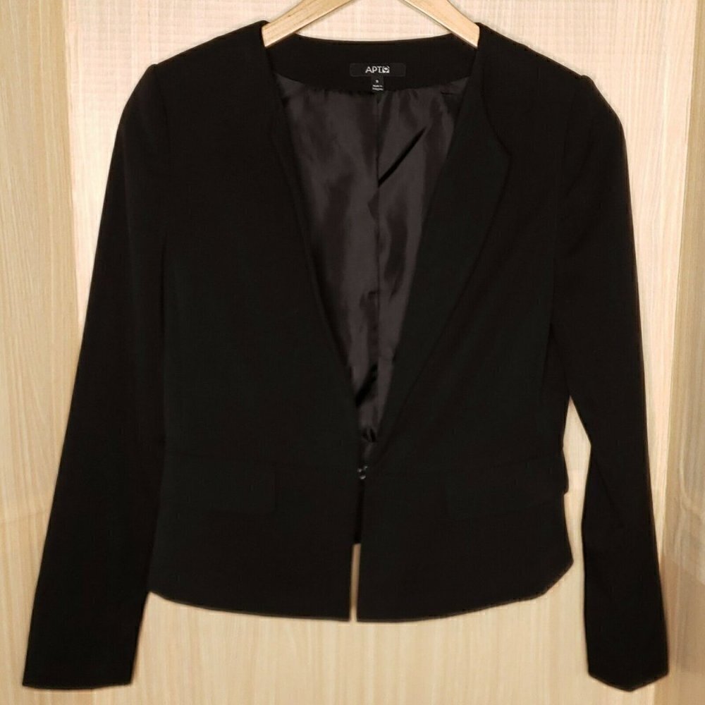 Apt. 9 Womens Black Blazer 8